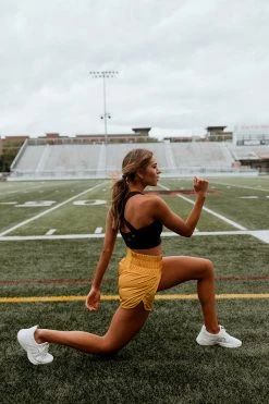 Henly Free People Way Home Short In Varsity Gold