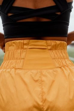 Henly Free People Way Home Short In Varsity Gold