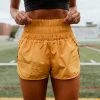 Henly Free People Way Home Short In Varsity Gold