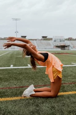 Henly Free People Way Home Short In Varsity Gold