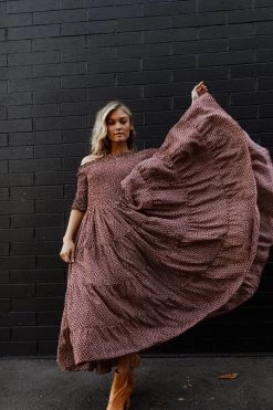 Henly Dresses Lost Love Maxi In Burgundy