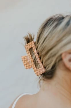 Henly Claw Clip In Orange Accessories