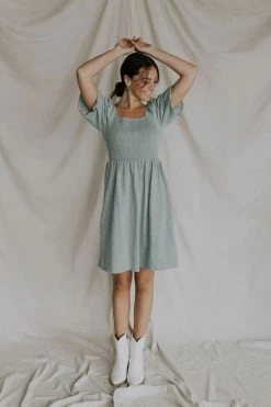 Henly No Big Deal Smocked Dress
