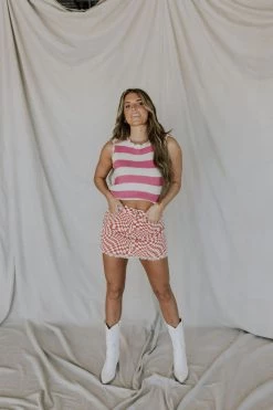 Henly *Tripped Out Mini Skirt SALE