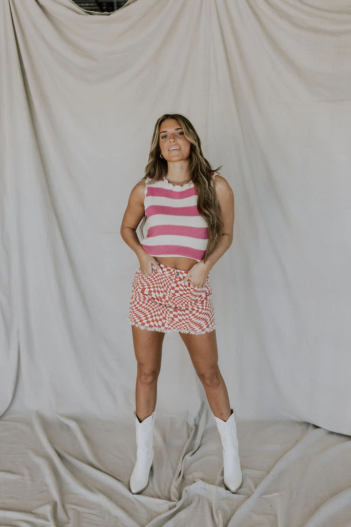 Henly *Tripped Out Mini Skirt SALE