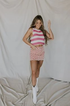 Henly *Tripped Out Mini Skirt SALE