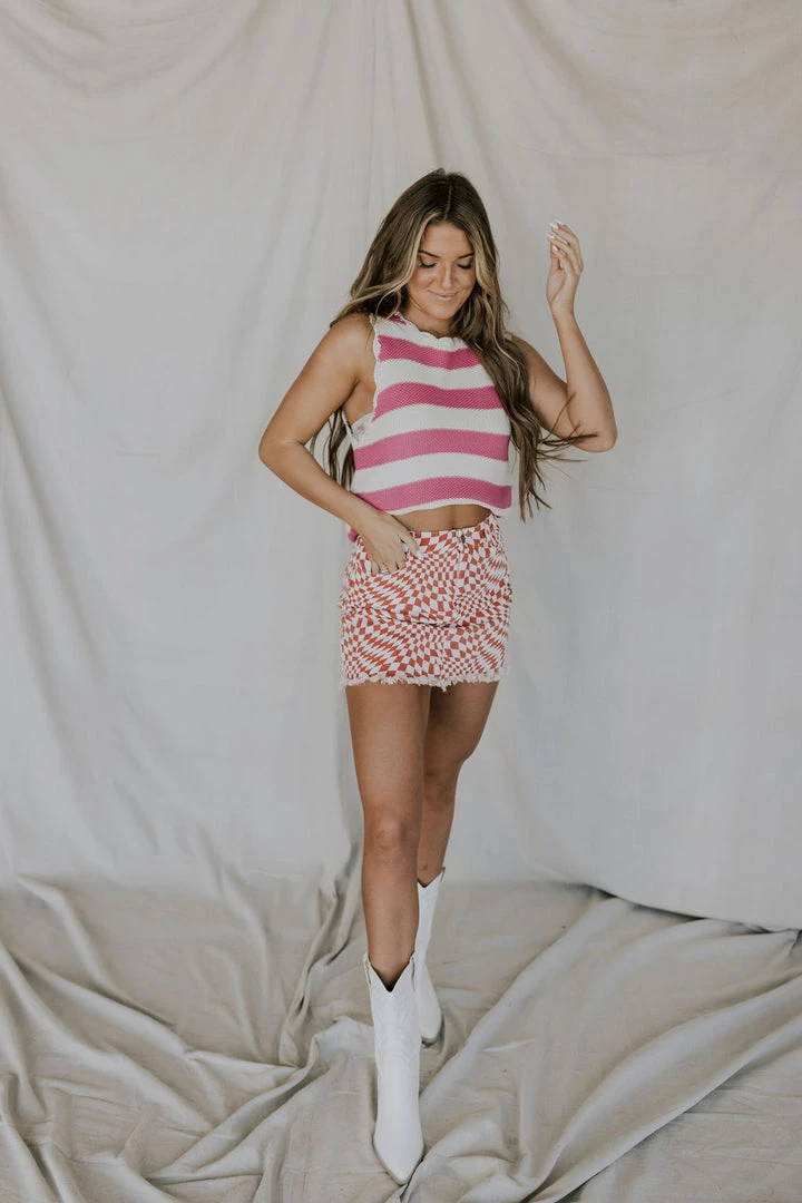 Henly *Tripped Out Mini Skirt SALE