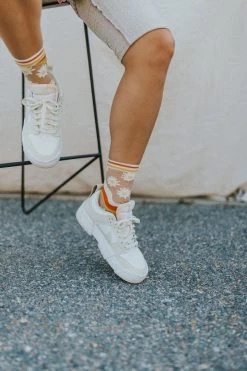 Henly Janis Socks In Orange Accessories