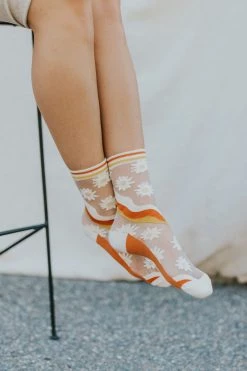 Henly Janis Socks In Orange Accessories