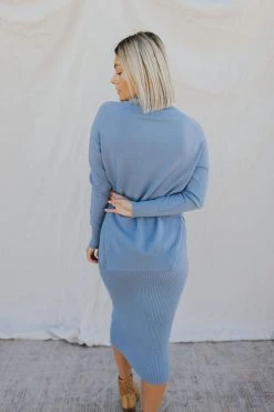 Henly Adore You Sweater In Cornflower Blue
