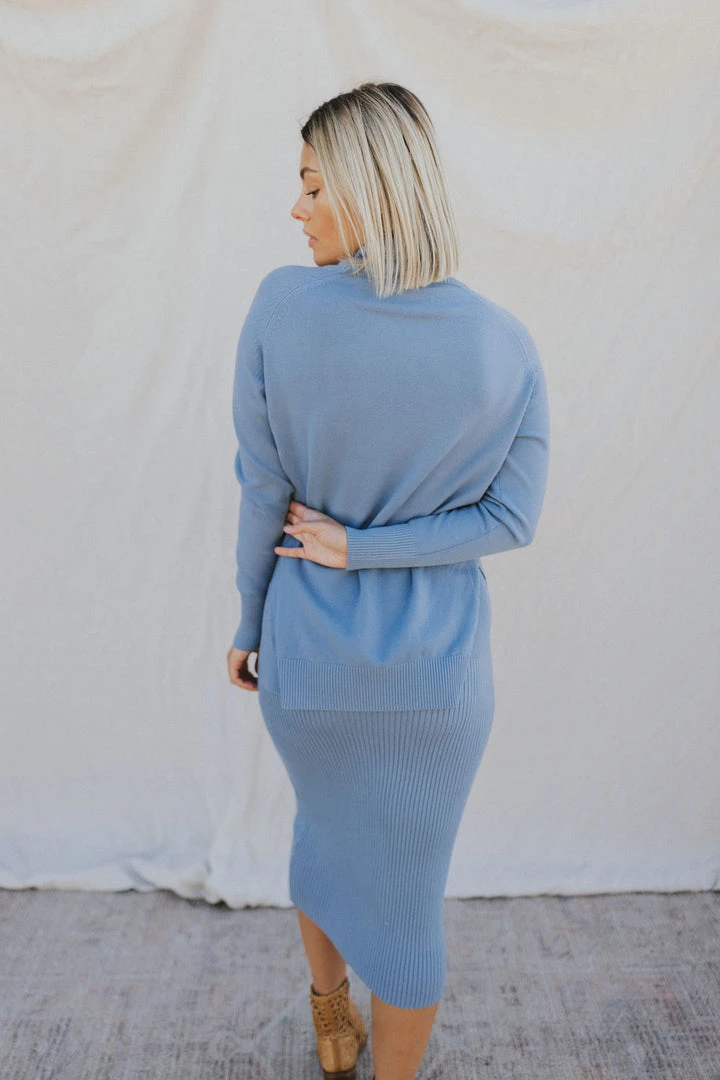 Henly Adore You Sweater In Cornflower Blue