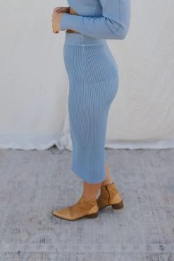 Henly SETS Adore You SKIRT In Cornflower Blue