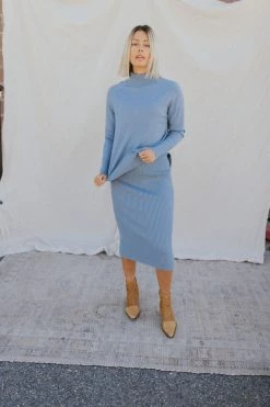 Henly SETS Adore You SKIRT In Cornflower Blue