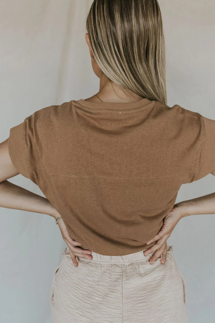 Henly Danny Muscle Tee In Camel