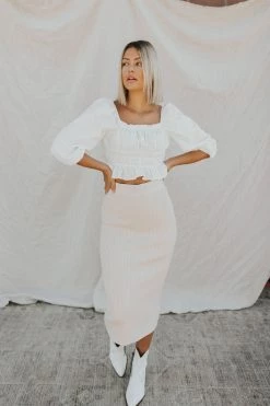 Henly SETS Adore You SKIRT In Oatmeal