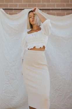 Henly SETS Adore You SKIRT In Oatmeal