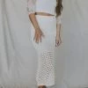 Henly Mad Love Crochet Maxi In Ivory