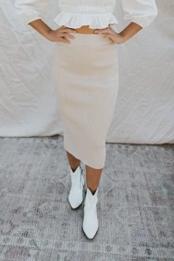 Henly SETS Adore You SKIRT In Oatmeal