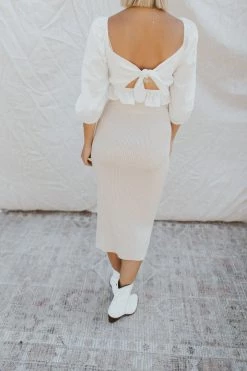 Henly SETS Adore You SKIRT In Oatmeal