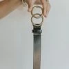 Henly Accessories Leather Double Loop Belt In Black