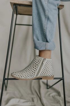 Henly Free People Cayne Woven Shoeboot In Bone