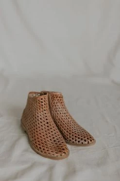 Henly Free People Cayne Woven Shoeboot In Rust