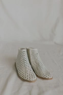 Henly Free People Cayne Woven Shoeboot In Bone