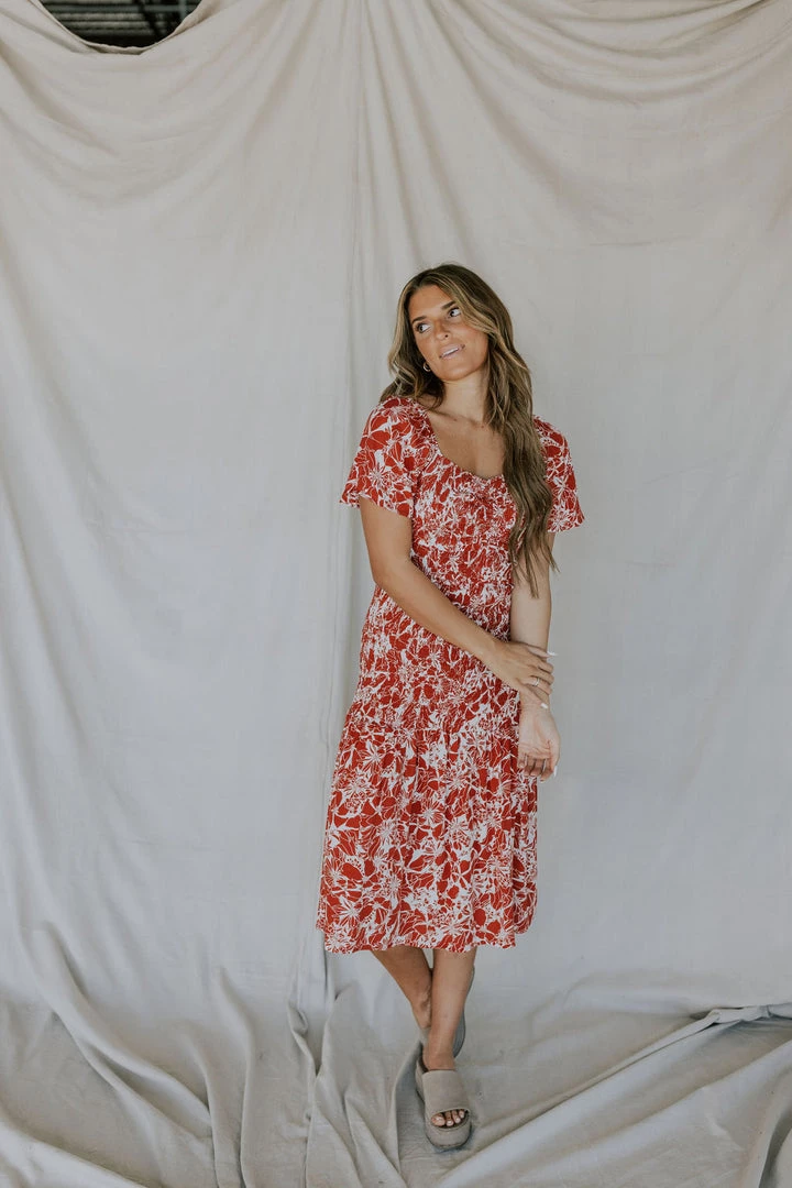 Henly Ipanema Smocked Midi