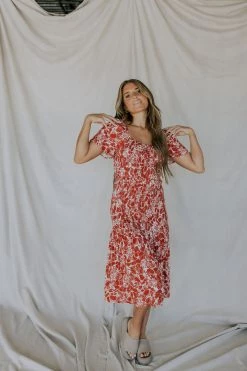 Henly Ipanema Smocked Midi