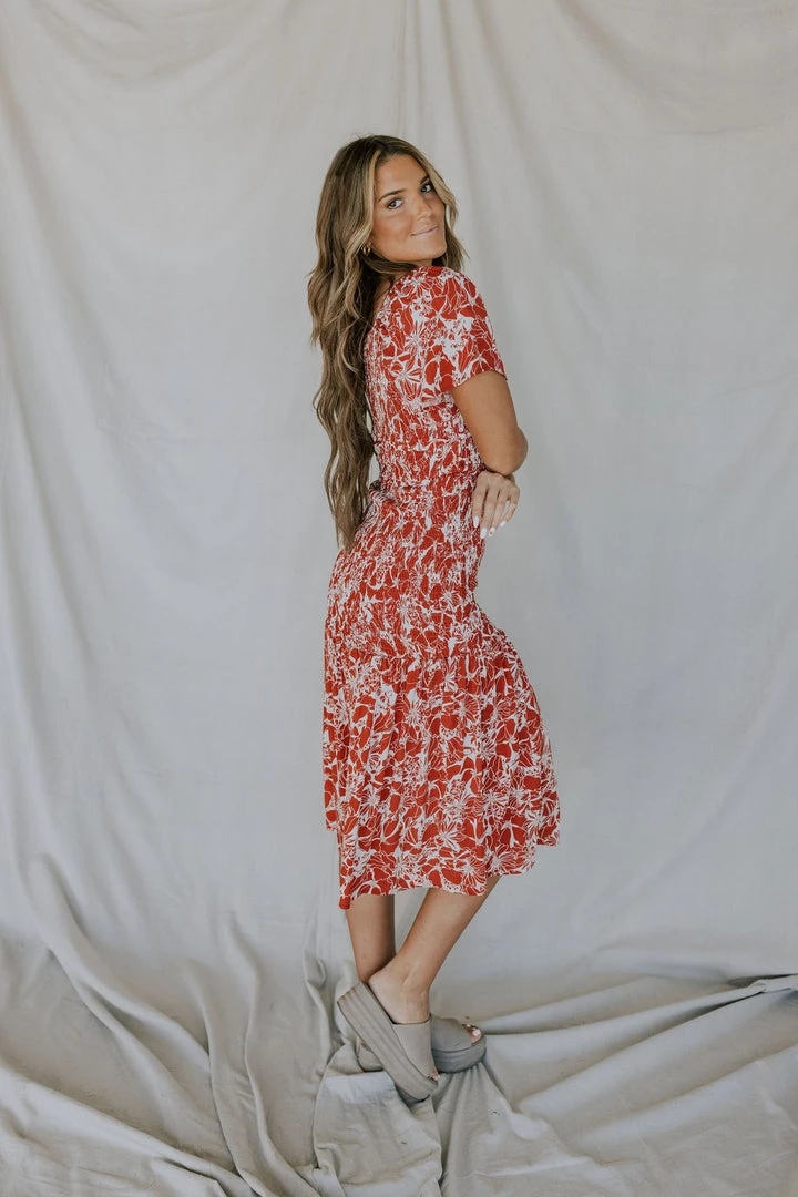Henly Ipanema Smocked Midi