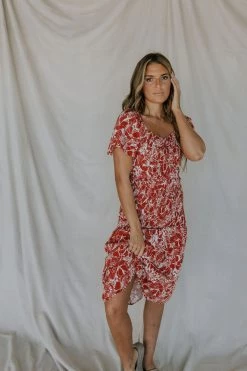 Henly Ipanema Smocked Midi