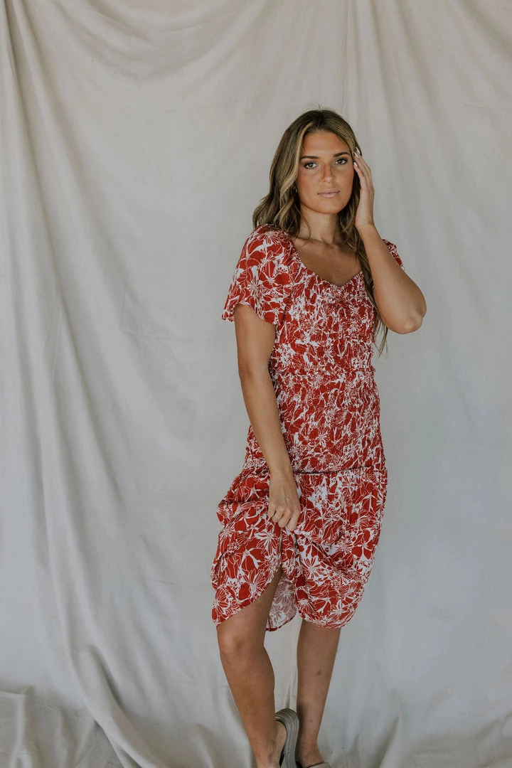 Henly Ipanema Smocked Midi
