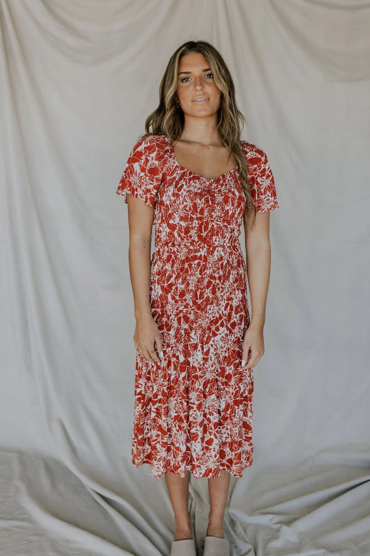 Henly Ipanema Smocked Midi