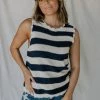 Henly SALE *Au Revoir Sweater Vest In Marine Blue