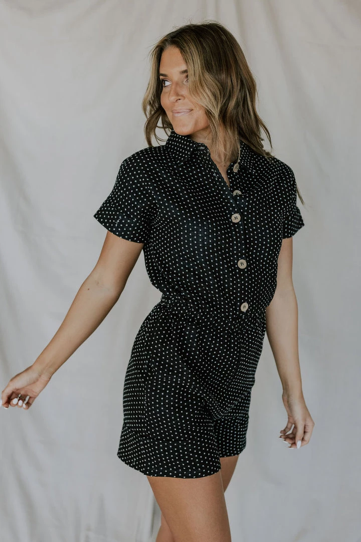 Henly Layla Dotted Romper Jumpsuits