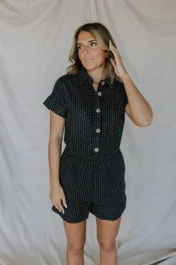 Henly Layla Dotted Romper Jumpsuits
