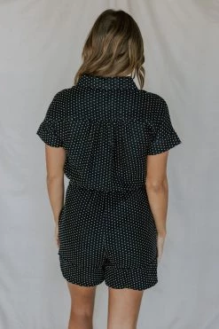 Henly Layla Dotted Romper Jumpsuits