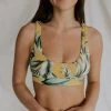 Henly *Floral Tropix Bikini TOP In Yellow