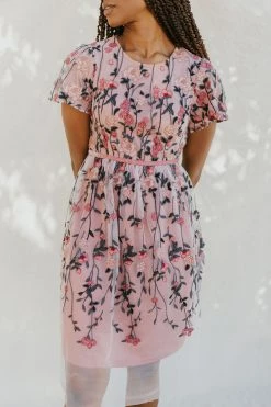 Henly Pinch Me Embroidered Dress Dresses