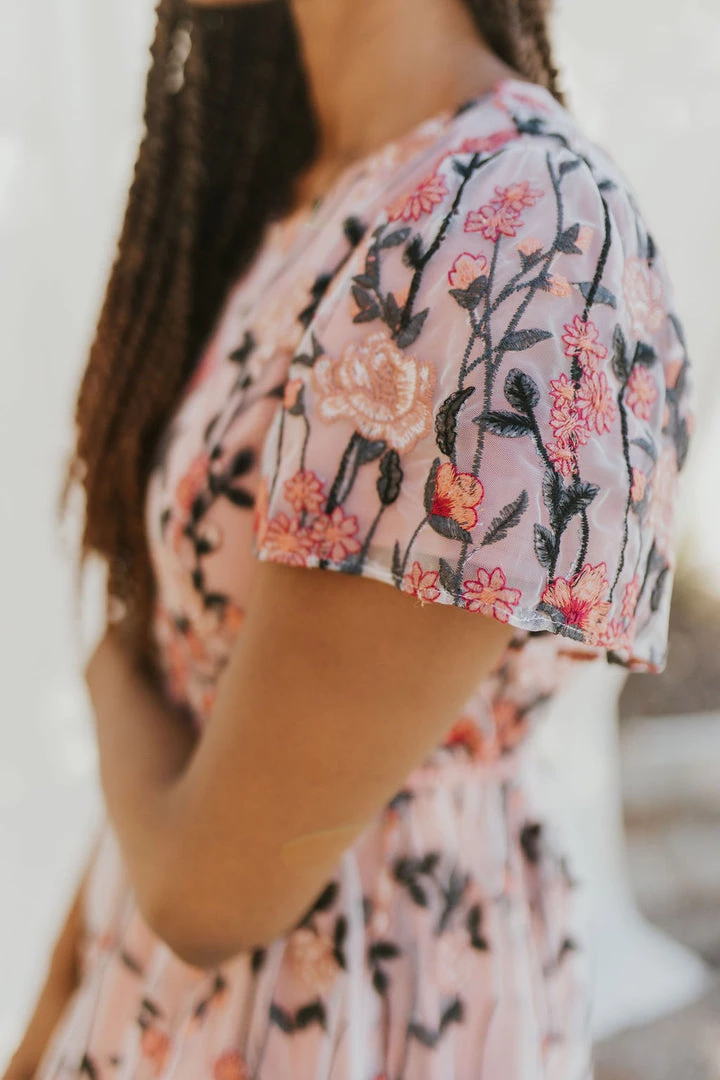 Henly Pinch Me Embroidered Dress Dresses