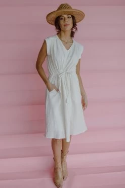 Henly Cameron Gauze Shift Dress Dresses