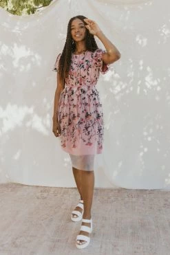 Henly Pinch Me Embroidered Dress Dresses