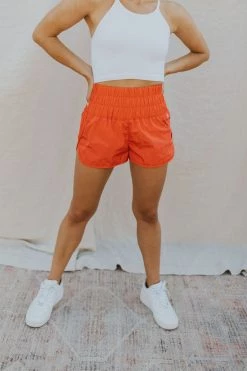 Henly Free People Way Home Short In Candy Apple