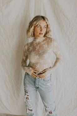 Henly Free People Lady Lux Layering Top In Evening Cream - RESTOCKING SOON Tops