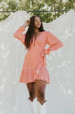 Henly Dresses Queen's Move Wrap Dress