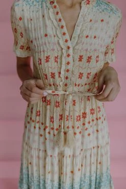 Henly Free People Rare Feelings Maxi Dress In Cloud Combo