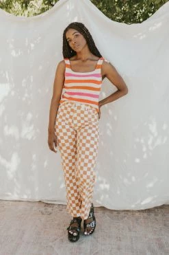 Henly Tops Cosmo Stripe Knit Tank