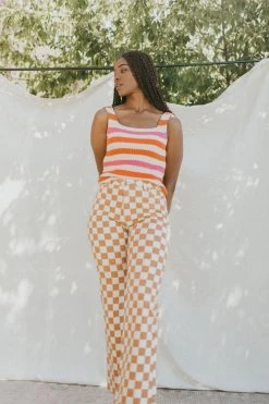 Henly Tops Cosmo Stripe Knit Tank