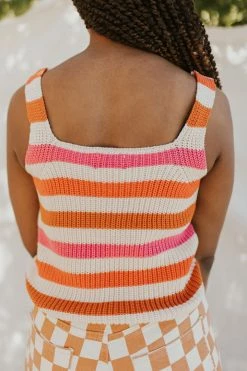 Henly Tops Cosmo Stripe Knit Tank