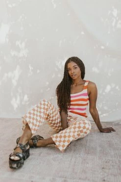 Henly Tops Cosmo Stripe Knit Tank